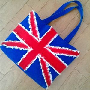 Union Jack British Canvas Tote Shouler bag England